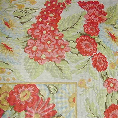 Lot 547 - Portuguese Needlepoint Carpet Portugal, second...