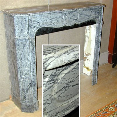 Lot 429 - Georgian Style Marble Fireplace