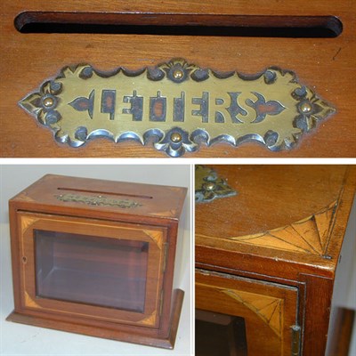 Lot 341 - Victorian Mahogany Letter Box