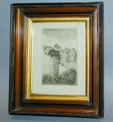 Lot 291 - Camille Pissarro LES FANEUSES (DELTEIL 94)...