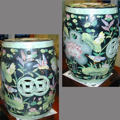Lot 529 - Pair of Chinese Polychrome-Decorated Porcelain...