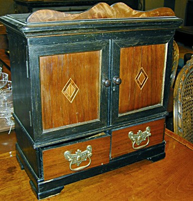 Lot 296 - Victorian Inlaid Mahogany Diminutive Cabinet