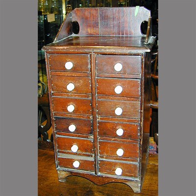 Lot 268 - Victorian Stained Pine Spice Cabinet