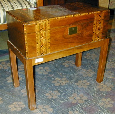 Lot 495 - Victorian Parquetry Inlaid Mahogany Lap Desk...
