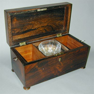 Lot 513 - Regency Rosewood Tea Caddy