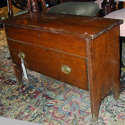 Lot 293 - Georgian Style Mahogany Diminutive Blanket Chest