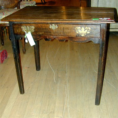 Lot 287 - Provincial George I Style Oak Work Table