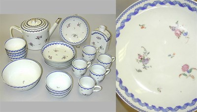 Lot 149 - Chinese Export Porcelain Partial Tea Service...