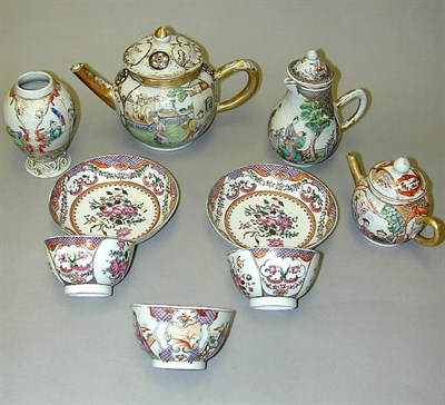 Lot 274 - Group of Chinese Export Tea Service Porcelains...