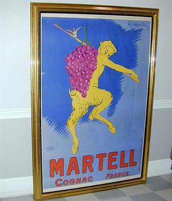 Lot 349 - Leonetto Cappiello MARTELL COGNAC FRANCE Color...