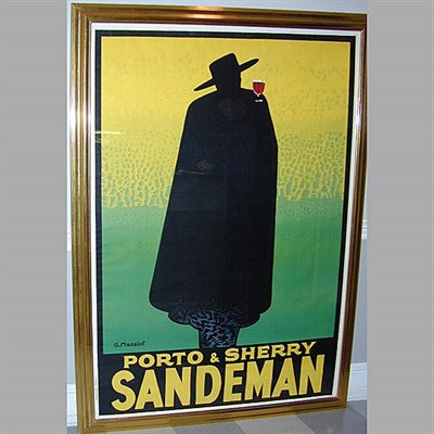 Lot 362 - Georges Massiot SANDEMAN PORTO & SHERRY Color...