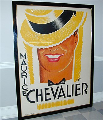 Lot 359 - Charles Kiffer MAURICE CHEVALIER Color...