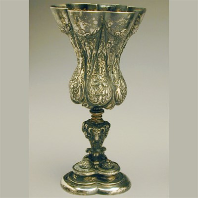Lot 374 - German Silver Chalice Wertheim, Baden, late...