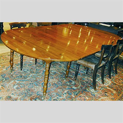 Lot 478 - Charles X Mahogany Extension Dining Table...