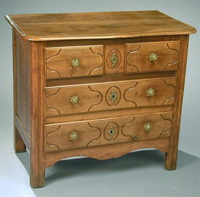 Lot 236 - Provincial Louis XV Walnut Commode Mid 18th...