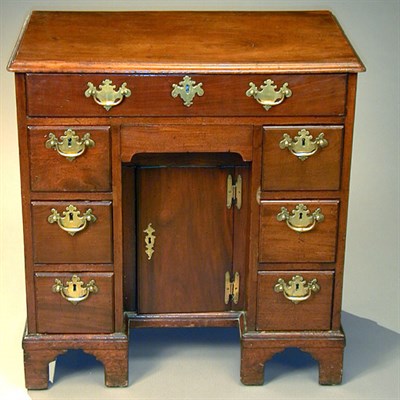 Lot 245 - George III Mahogany Kneehole Desk 18th Century...