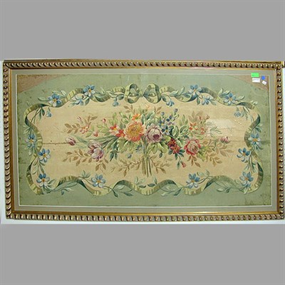 Lot 315 - Framed French Painted Aubusson Cartoon 19th...