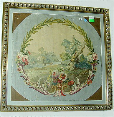 Lot 316 - Framed French Painted Aubusson Cartoon 19th...