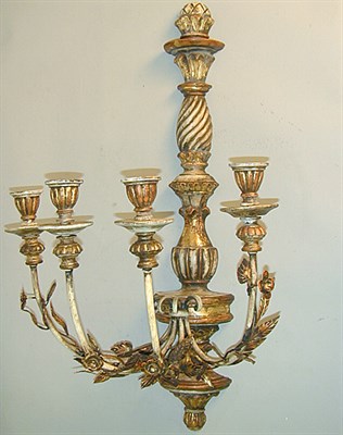 Lot 455 - Pair of Neoclassical Style Painted and Parcel...
