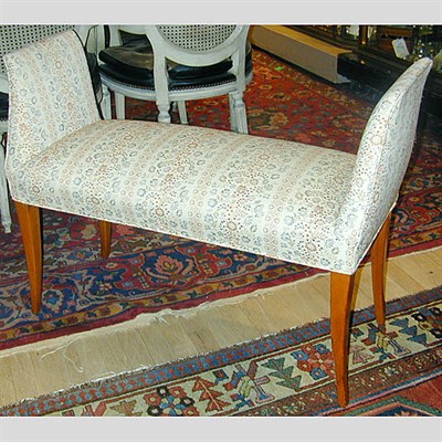 Lot 284 - Regency Style Upholstered Window Bench