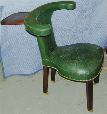 Lot 113 - William IV Style Leather Upholstered Reading...