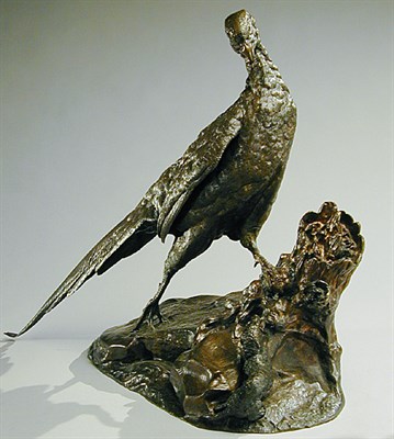 Lot 488 - Bronze Sculpture of a Bird After Moigniez The...