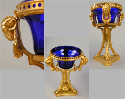 Lot 593 - Pair of Louis XVI Style Gilt-Bronze Mounted...