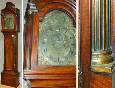 Lot 314 - George III Mahogany Tall Clock Ralph Glover,...