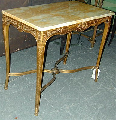 Lot 654 - Regence Style Gilt Carved Wood Side Table The...