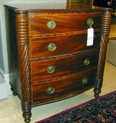Lot 395 - Georgian Style Mahogany Commode Height 30 1/2...