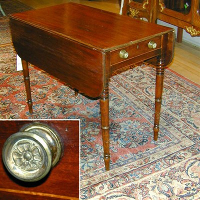 Lot 644 - Georgian Style Mahogany Pembroke Table With a...