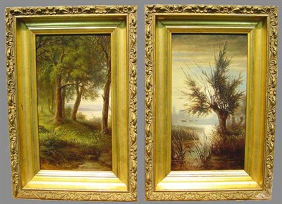 Lot 41 - J. Tensfeld American, 19th century DUCKS IN...