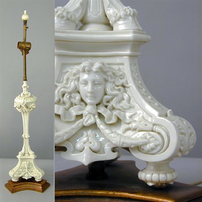 Lot 266 - Royal Worcester Porcelain Lamp