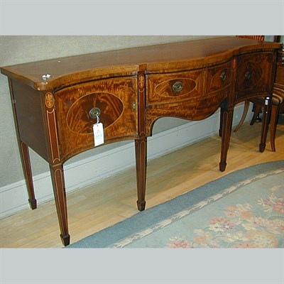 Lot 396 - George III Style Mahogany Sideboard