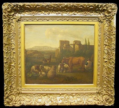 Lot 3 - N. Berghem 19th Century FARM ANIMALS AT REST...