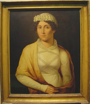 Lot 20 - French School Circa 1810 PORTRAIT OF A WOMAN...