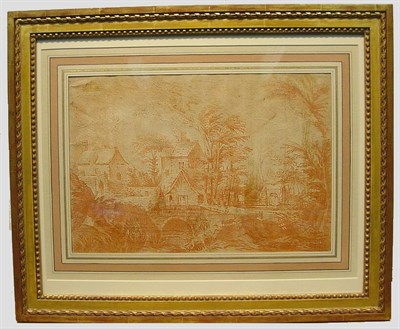 Lot 10 - School of Francois Boucher LANDSCAPE WITH...