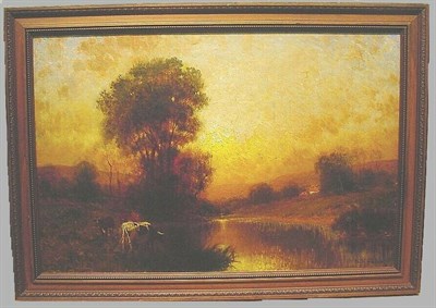 Lot 19 - K. Eugene Felix Austrian, 1837-1906 SUNSET...