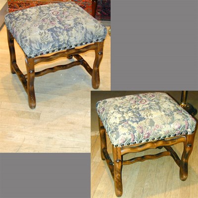 Lot 485 - Pair of Baroque Style Needlepoint Upholstered...
