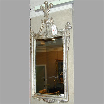Lot 232 - Neoclassical Style Silvered Wood Mirror