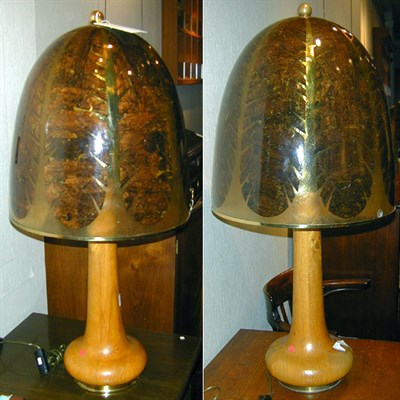 Lot 114A - Pair of Italian Molded Plastic and Fruitwood...