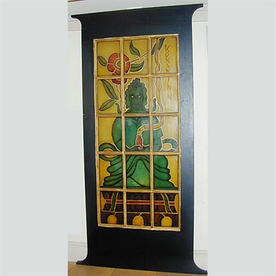 Lot 286 - Chinese Art Deco Painted Panel