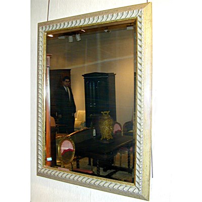 Lot 86 - Pair of Gilt and Silver Decorated Mirrors
