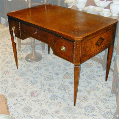 Lot 203 - Neoclassical Style Parquetry Inlaid Burl-Wood...
