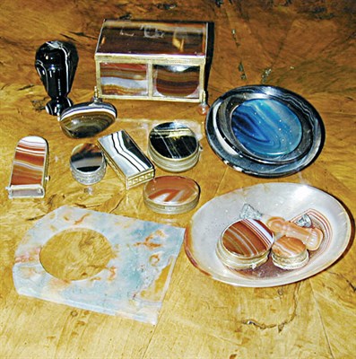 Lot 261 - Group of Hardstone Articles Approximately...