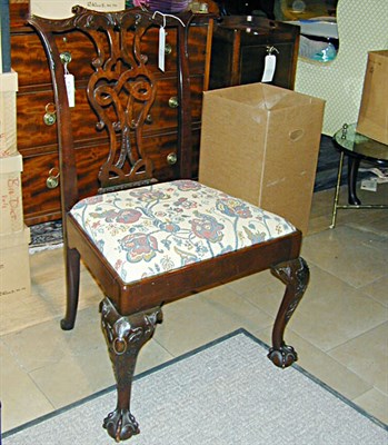 Lot 400 - George III Style Mahogany Side Chair