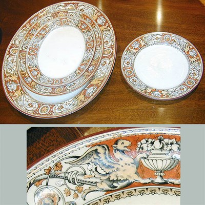 Lot 375 - Group of English Ironstone with Neoclassical...