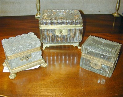 Lot 391 - Group of Three Empire Style Gilt-Bronze...