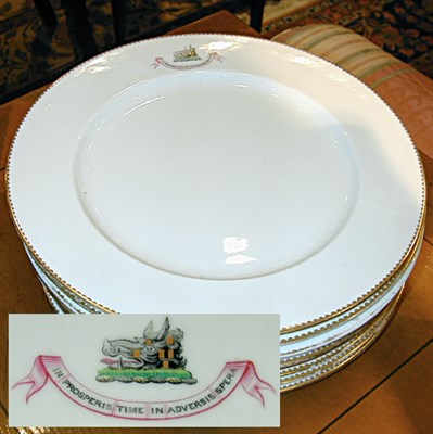Lot 448 - Set of Nine Copeland Porcelain Service Plates