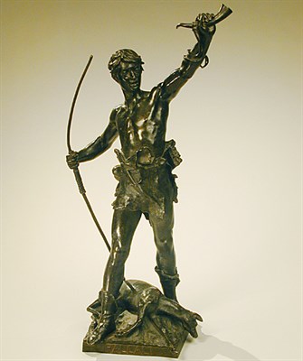 Lot 187 - Bronze Sculpture Hallali After a model by...